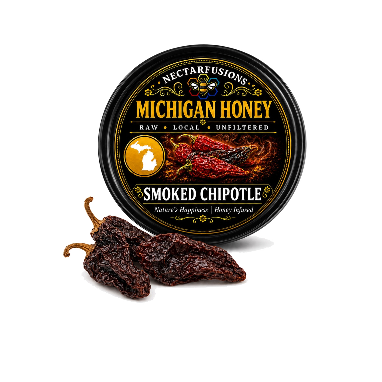 Chipotle lid label