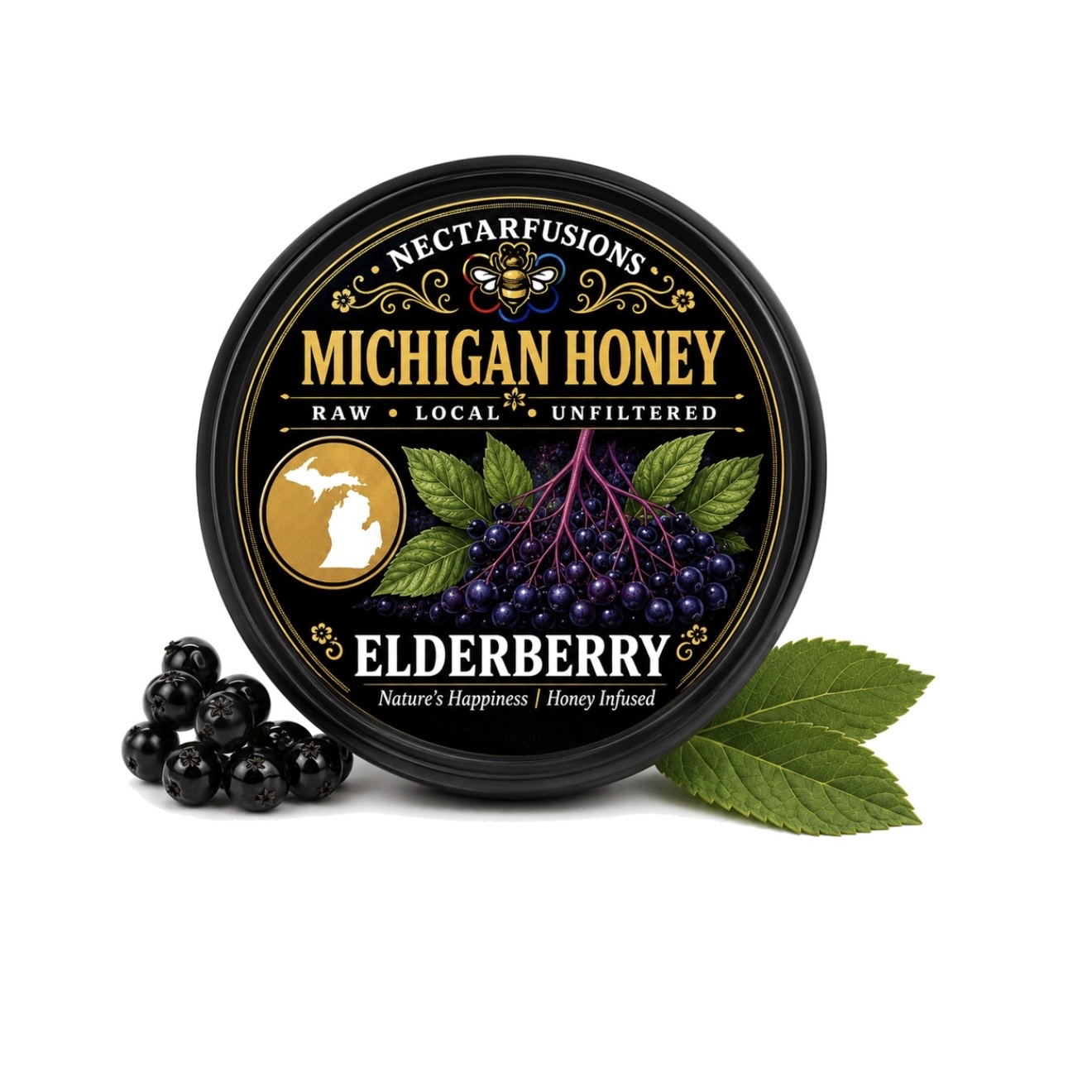 Elderberry lid label