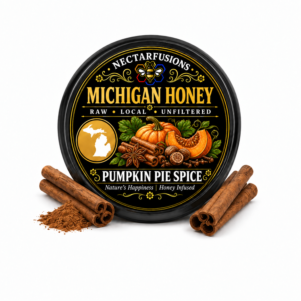 Pumpkin Spice infused honey