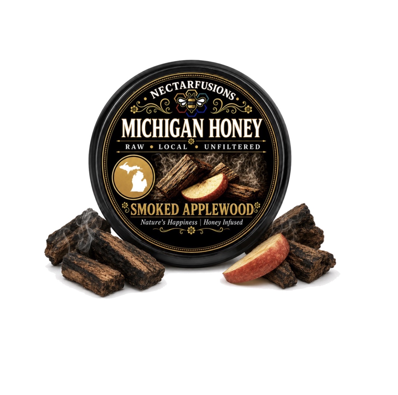 Applewood lid label